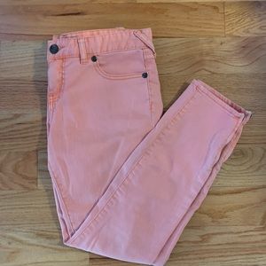 Free People Coral Denim Pants